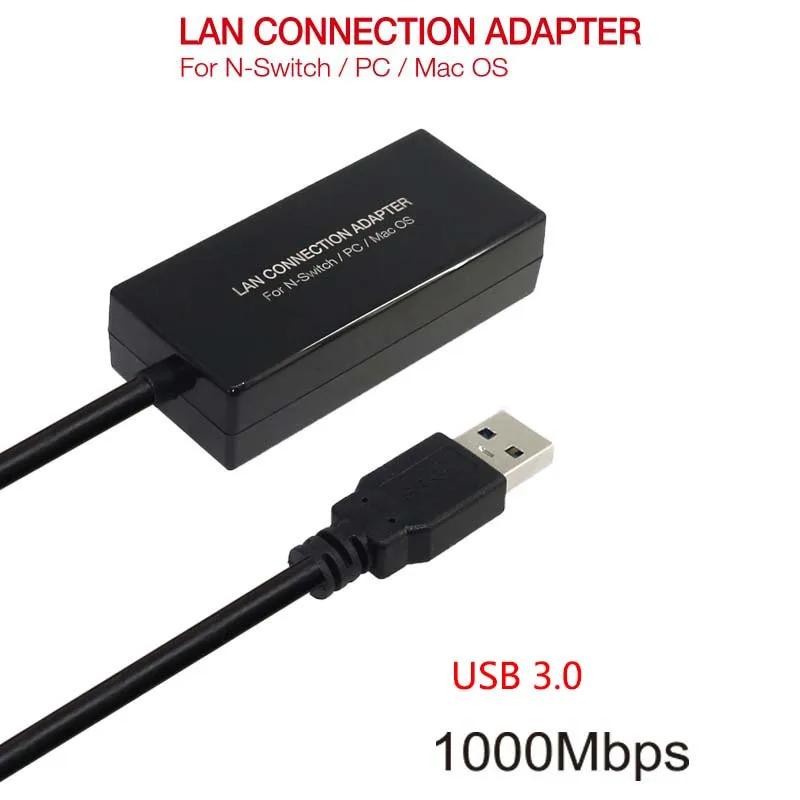 USB 3.0 RJ45 1000Mbps Ethernet Lan Network Card Adapter for Nintendo Switch NS PC Mac OS | Электроника