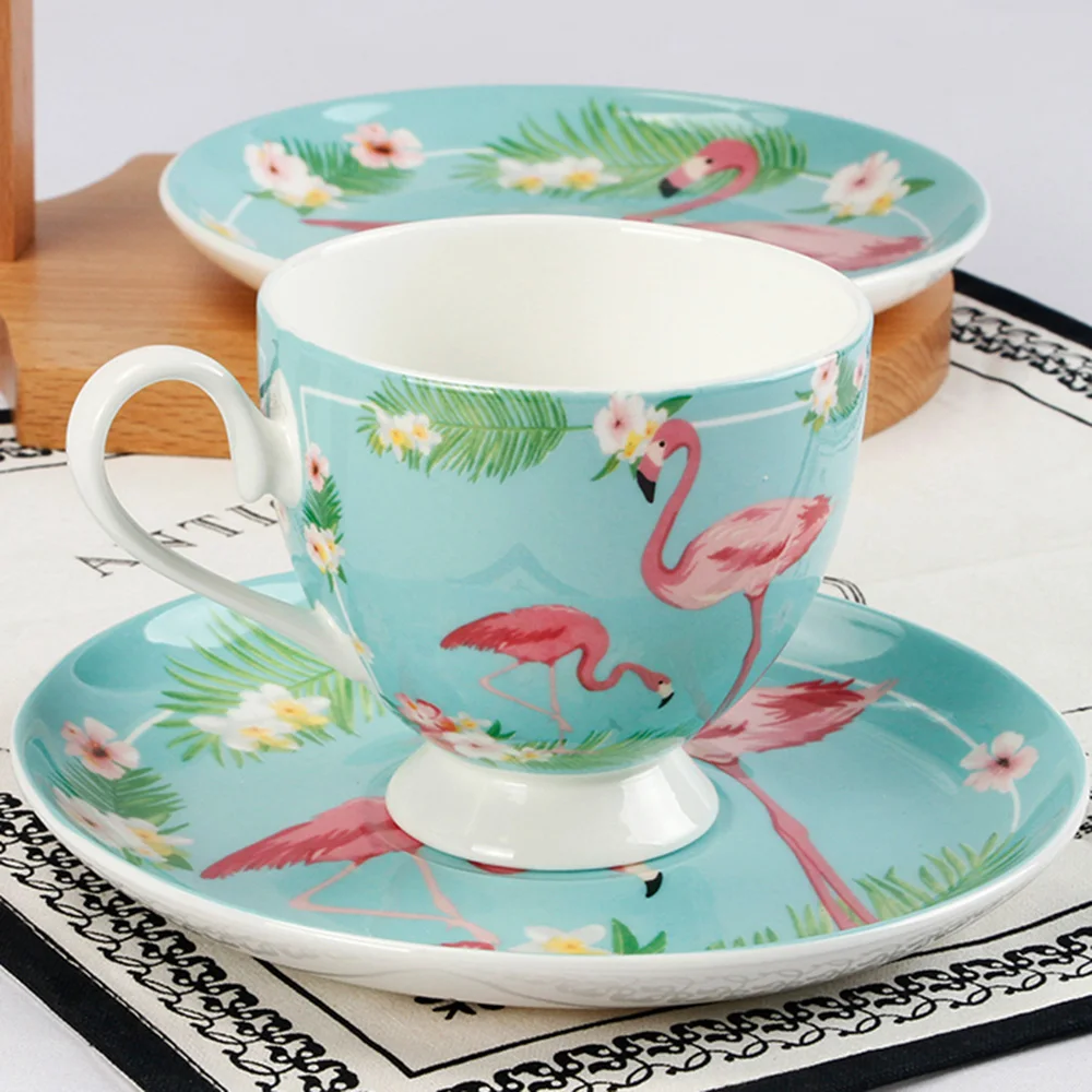 

European Bone china coffee set Top Grade Porcelain coffee cup and saucer Luxury Gifts