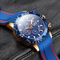 relogio masculino lige fashion mens watches top brand luxury silicone sports watch men quartz date clock waterproof wristwatches