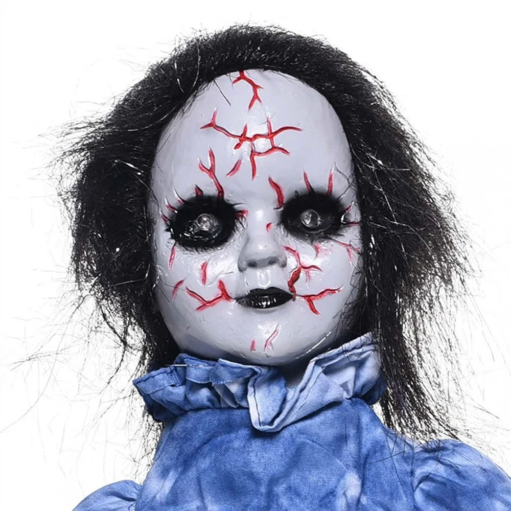 Реквизит для Хэллоуина кукла призрак электрическая ходячая игрушки с сияющими