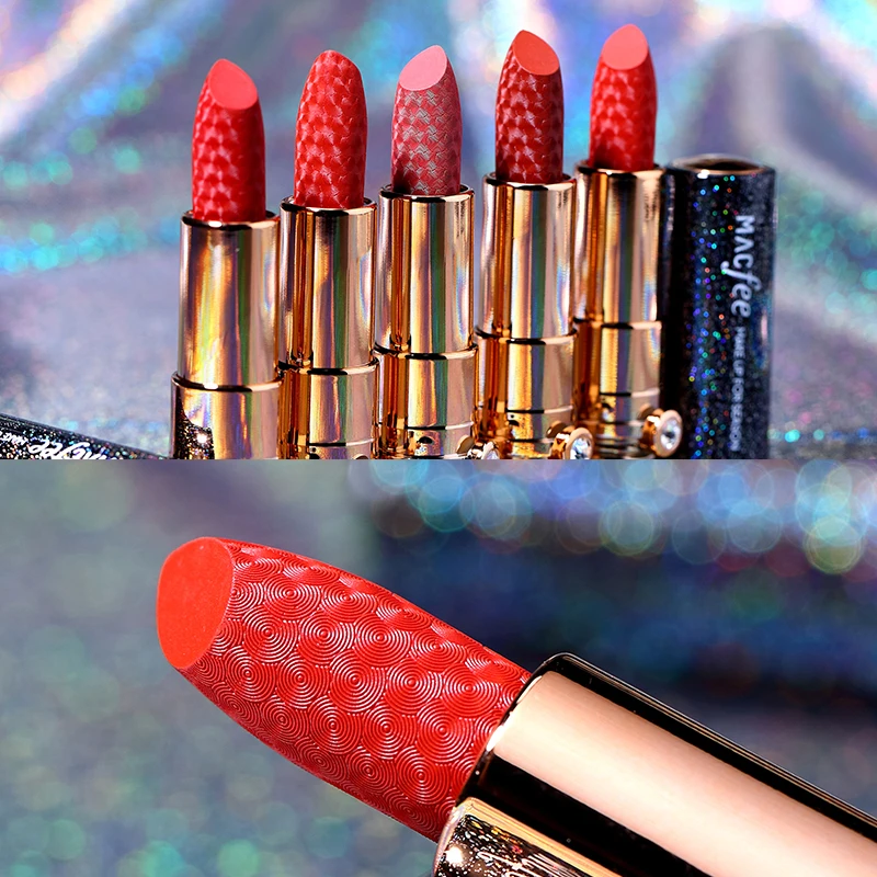 

Glossy Sweet Lipstick, 5 Colors, Nourishing Repair, Matte Lip Cosmetics