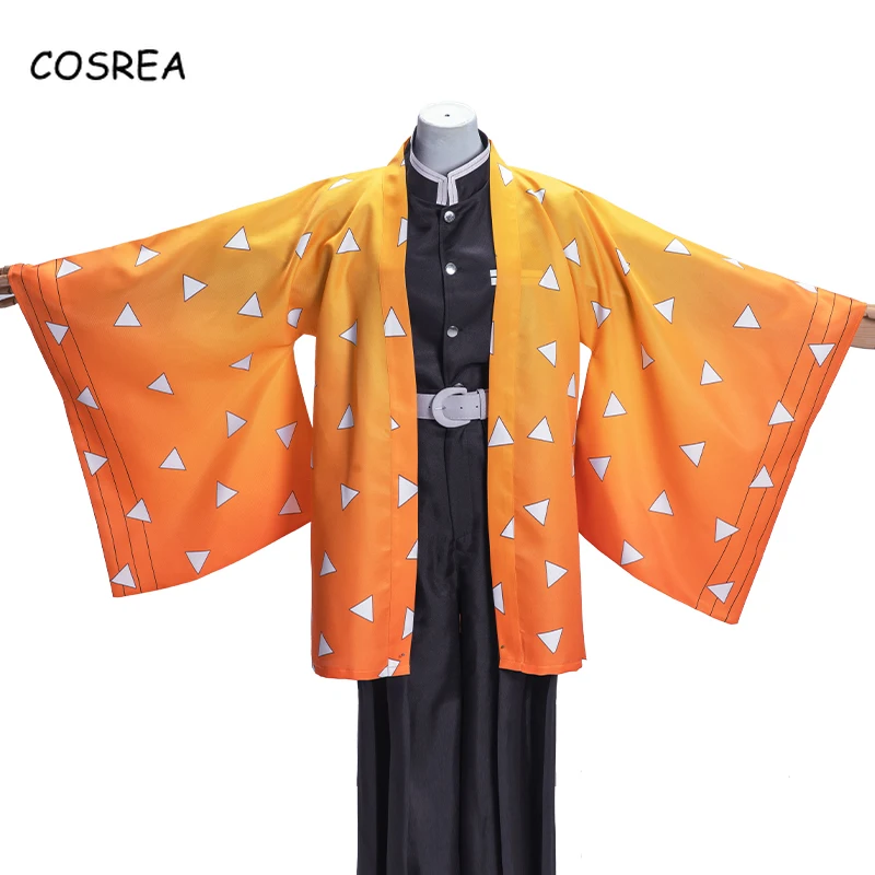 Костюм демона: Kimetsu No Yaiba; костюм для косплея; Kamado Tanjirou; костюмы томиоки гиюу агатсума зенитсу; накидки; пальто; костюмы; Kochou Shinobu