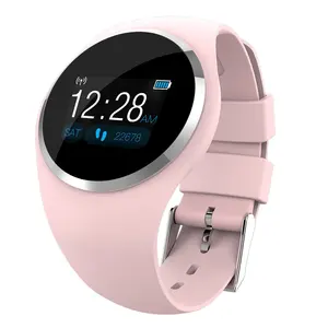 Q1 Bluetooth-compatible Smart Watch Men Women Stainless Steel
Waterproof Wearable Device Smartwatch Bracelet