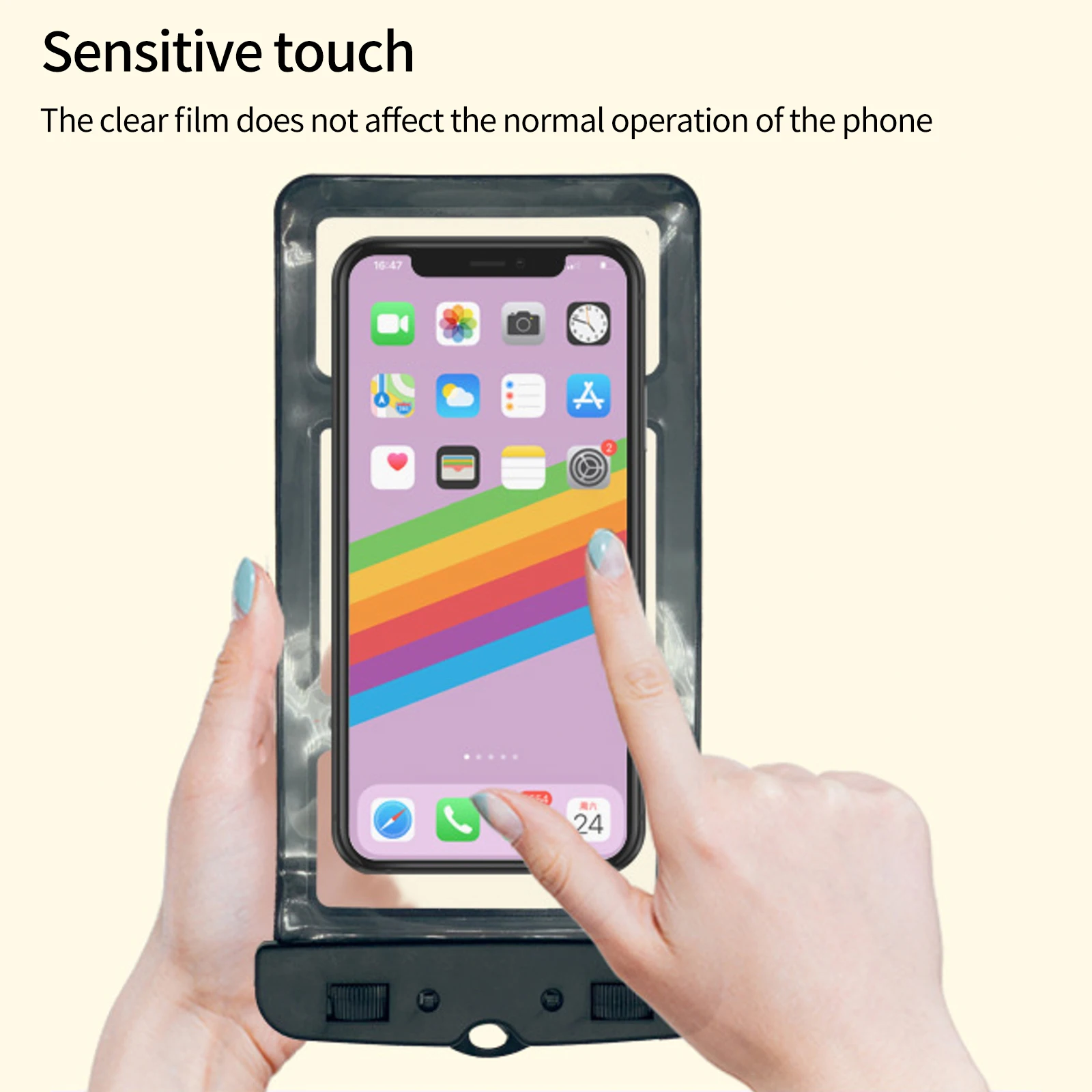 Водонепроницаемый чехол для телефона дайвинга плавания подводного сухого