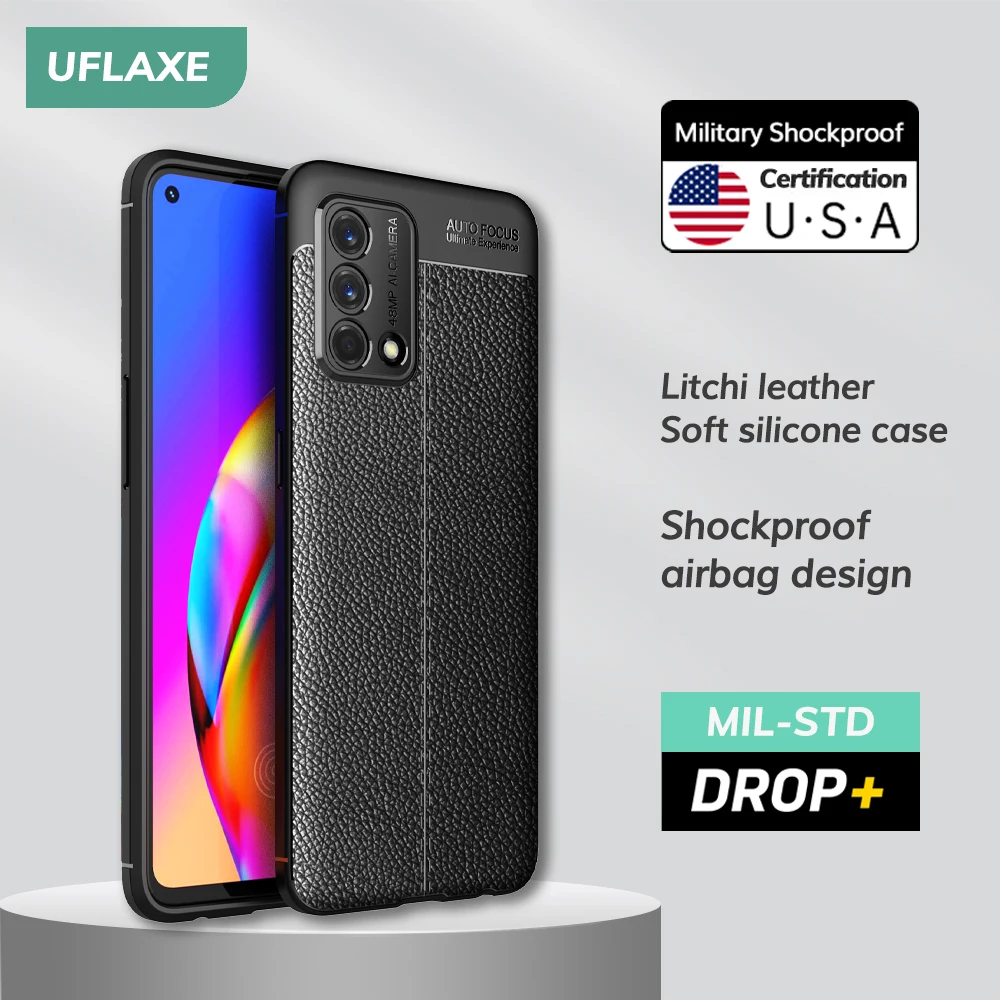 

Мягкий Силиконовый противоударный чехол для OPPO A95 A94 A93 A92 A91, кожаный чехол-накладка в деловом стиле