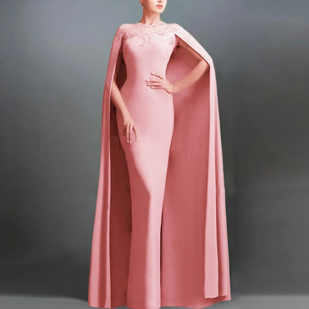 Фото Elegant Lace Sleeveless Cloak Mesh O Neck Long Women Dress Prom Gown Party Winter Maxi Dresses Vestidos Ropa Mujer Женская одежда Elegant Lace Sleeveless Cloak Mesh O Neck Long Women Dress Prom Gown Party Winter Maxi Dresses Vestidos Ropa Mujer Женская одежда