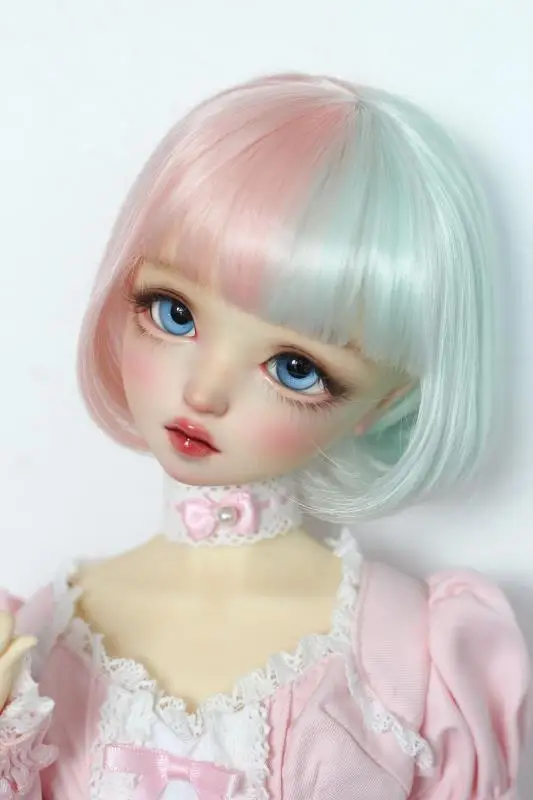 

BJD wig high temperature silk fake hair color Bob hair 4 point 6 point
