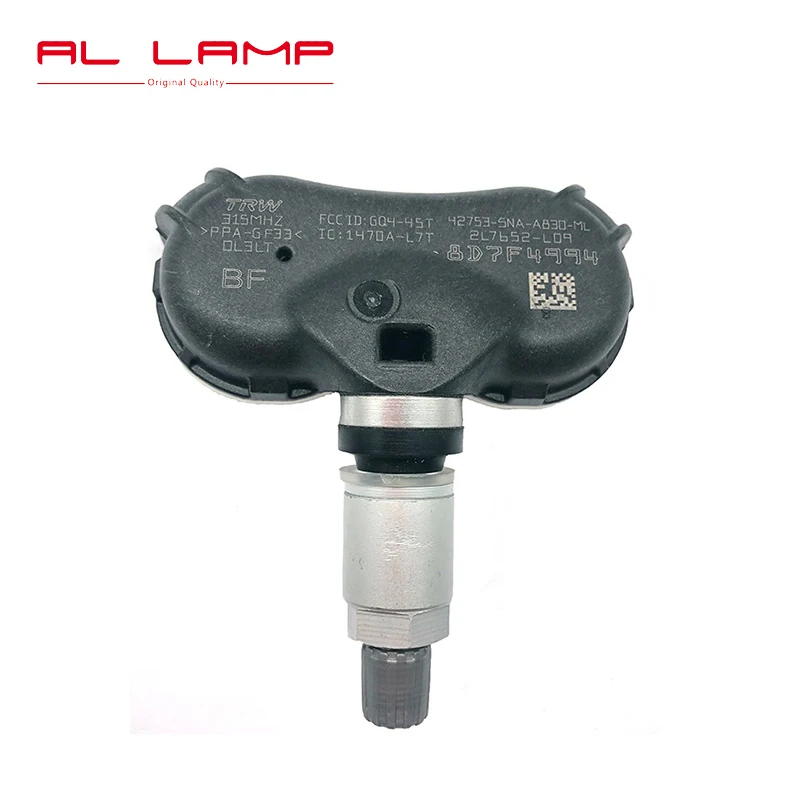 Датчик мониторинга давления в шинах TPMS 42753-SNA-A83 315МГц для Honda Fit Odyssey Civic 2008-2013 42753-TR3-A81.