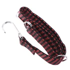 1 шт. велосипедные аксессуары, эластичная резиновая веревка для багажа, шнур, крючки, веревка для велосипеда, багажник на крышу велосипеда, ремешок с фиксированным крючком