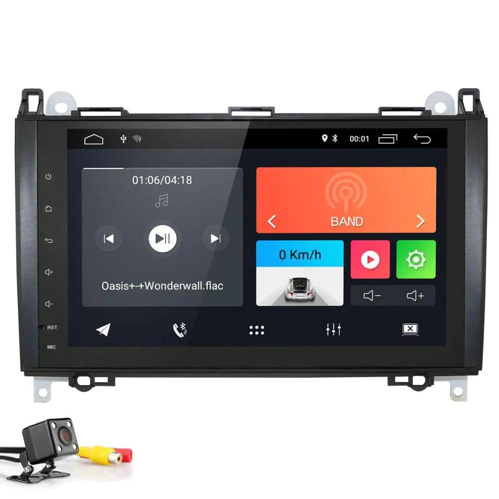 2DIN Android 9,0 Стерео gps для Mercedes W906 спринтер класс V W639 Vito Viano класс B W245 B160 B170 B180 B200 A класс W169 CAM - Цвет: CAMERA4