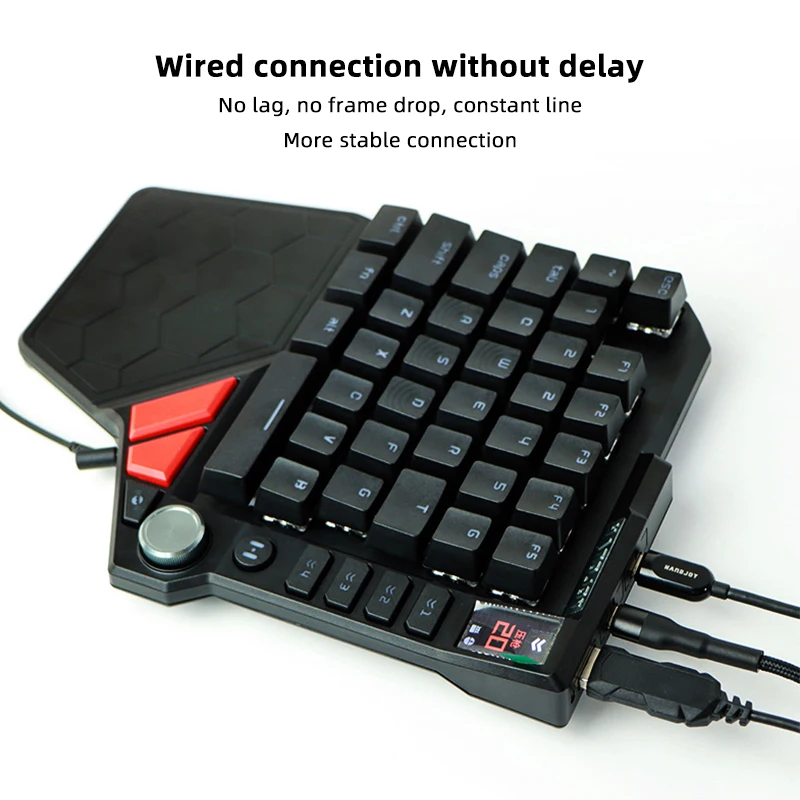 Клавиатура HandJoy K5 для смартфона механическая проводная RGB подсветка|Клавиатуры| |