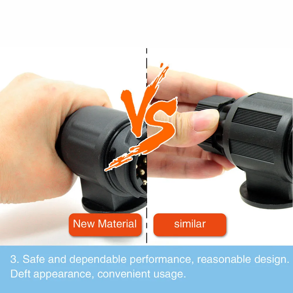 13 контактный штекер прицепа для автомобиля трейлера 12 В освещение караван или