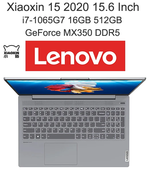 Ноутбук Lenovo Xiaoxin 15 2020 с процессором 10 го поколения Core i7 AMD Ryzen 4800U 16 Гб ОЗУ 512 ГБ SSD MX350