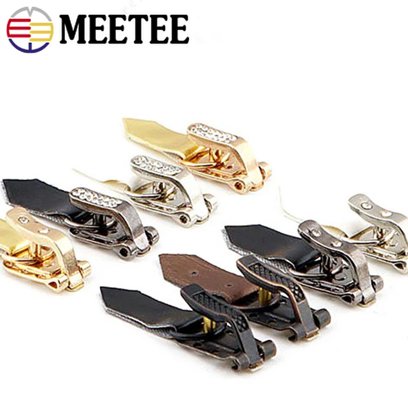 Meetee 5/10 шт. 16x50 мм высококачественные металлические пуговицы из меха пальто