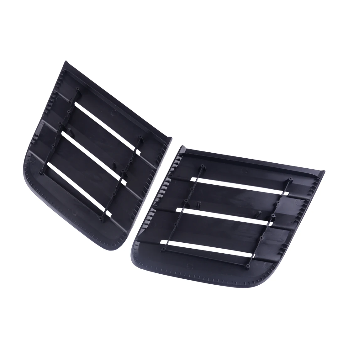 

CITALL 2Pcs Black Hood Vent Heat Extractors Cover 422083 Fit for Ford Mustang 2018 2019