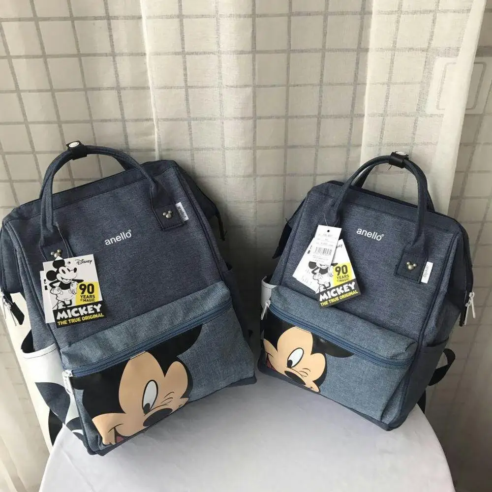 Disney Микки Маус рюкзак многофункциональный большой емкости рюкзак сумка под подгузники Водонепроницаемая мужская женская сумка на плечо дорожная сумка