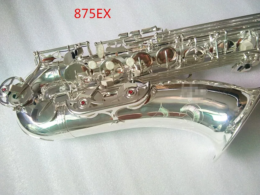 Япония новый тенор саксофон 875EX серебряный ключ качество посеребрение Sax
