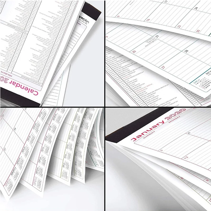 

Desk Calendar 17Inch x 12Inch Large Monthly Wall Hang Calendar for Planning,Runs From January 2021 to December 2021