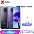 Глобальная версия Xiaomi Redmi Note 9T 9 T 5G 4 ГБ ОЗУ 64 Гб  128 Гб ПЗУ Мобильный телефон Dimensity 800U 48MP Тройная камера 5000 мАч NFC