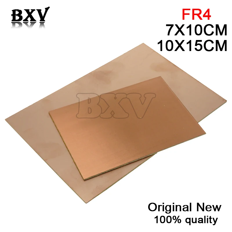 

1 шт. FR4 PCB 7x10 см 7*10 10x15 см 10*15 см односторонняя медная плакированная пластина DIY PCB Kit ламинированная печатная плата Igmopnrq