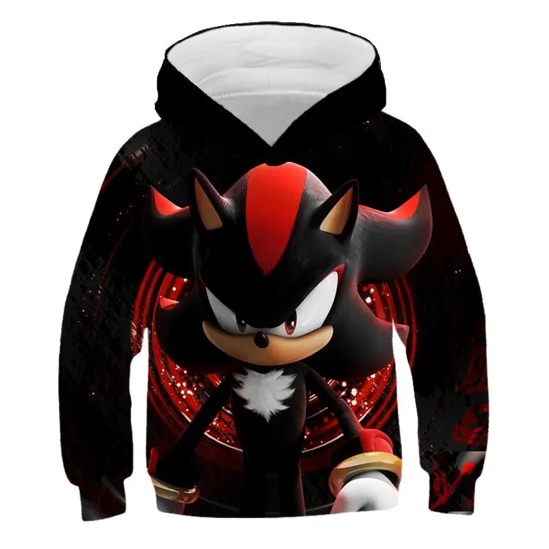

Fashion Blue Sonic Hoodies Boys Hoodie Sweatshirt Casual Children Clohting Teen Girls Clothes Baby Boys Clothes Kids Tops Coats