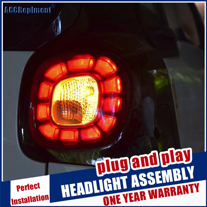 Из 2 предметов Тюнинг автомобилей для Benz Smart светодиодный задний светильник s