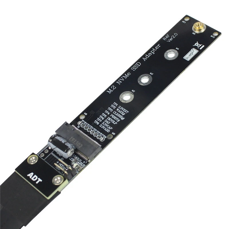 Твердотельный приводной удлинитель для M.2 NVMe SSD PCI-Express 3 0 X4 PCIE Full Speed 32G/Bps M Key Extender |