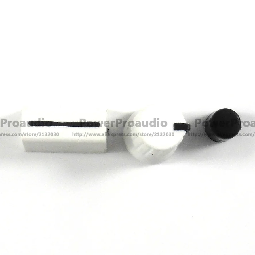 20PCS Rotary Knob+20PCS Fader Cap For Rane Mixer TTM 57 61 62 64 68 (White ) | Электроника