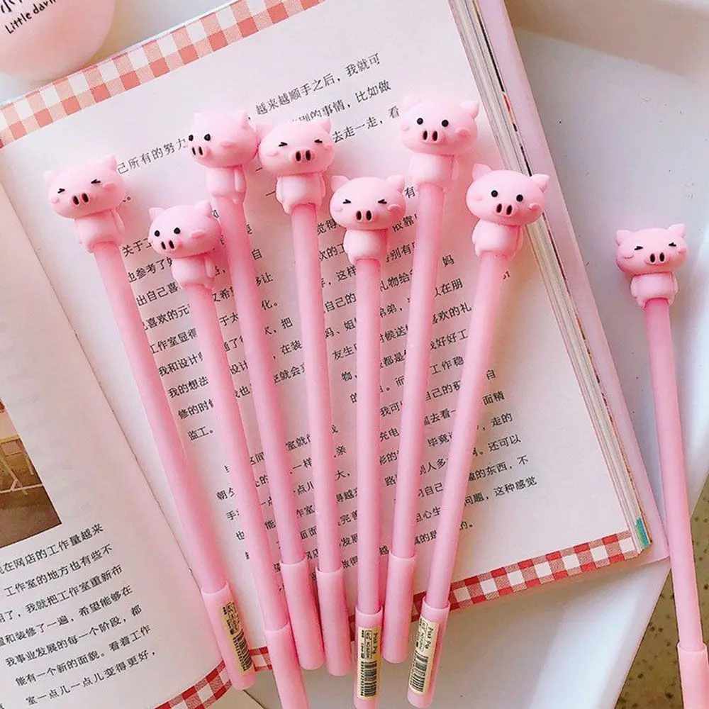 1 шт 0,38/0,5 мм Милая пластиковая гелевая ручка Kawaii, креативная новинка, ручки для детей, подарок, корейские канцелярские принадлежности, подарки для студентов, награда