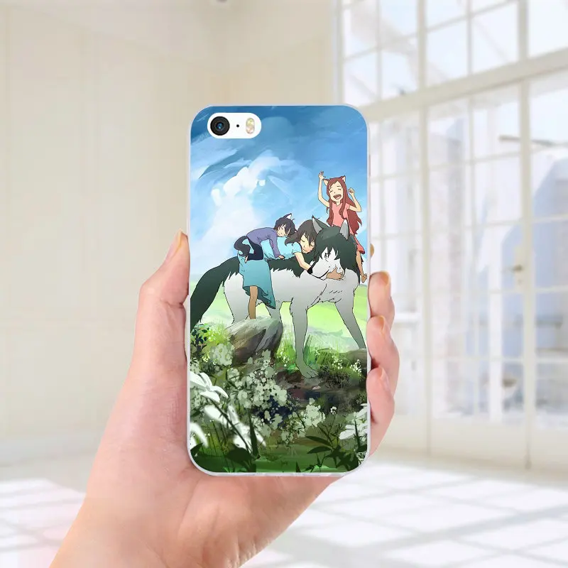 Детские мягкие силиконовые чехлы из ТПУ с изображением волка Yuki для iPhone 7 Plus 6 6S 6s 5