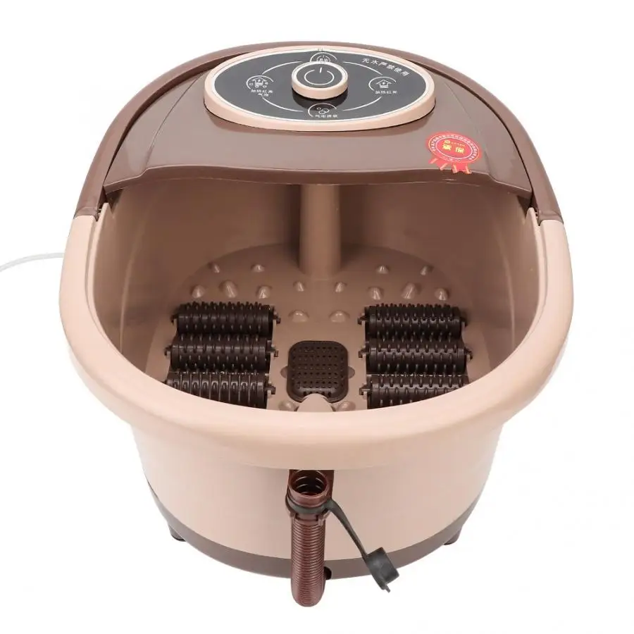 250V Electric Massage Foot Spa Bath Bubble Feet Massager Tub Machine CN Plug without Cover Massage Relaxation