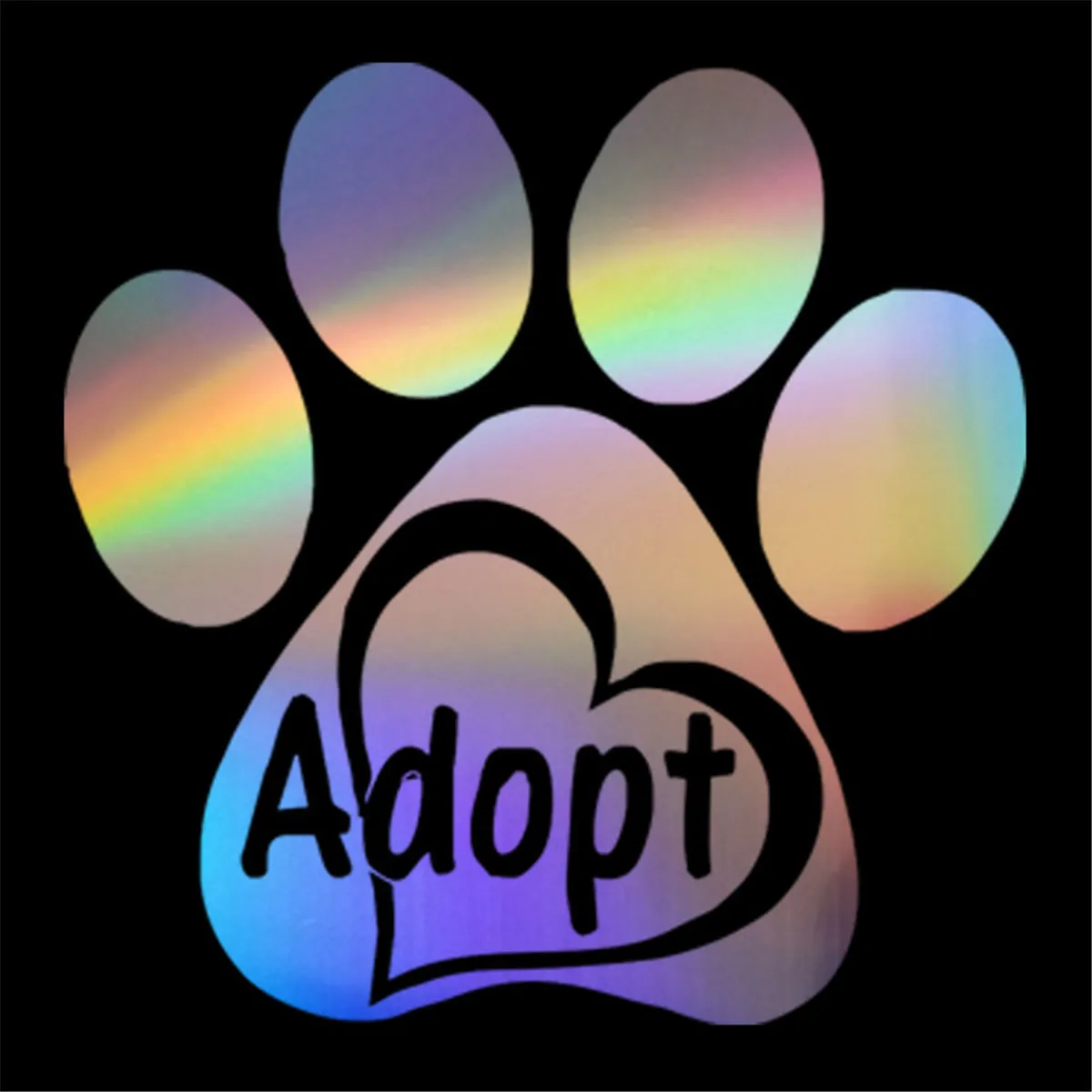 

Footprint Adopt Sticker JDM Motorcycle Laptop Window Vinyl Truck Wall Car Decal No Fading Sunscreen Waterproof 10x10cm