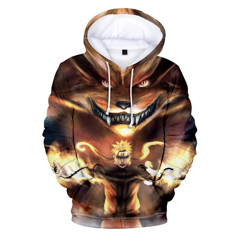 

Spring and Autumn Men's 3D Anime Hoodie Japan Harajuku Animation Sweatshirt Street Hip Hop Loose Comfortable 2021 Thin Hoodie