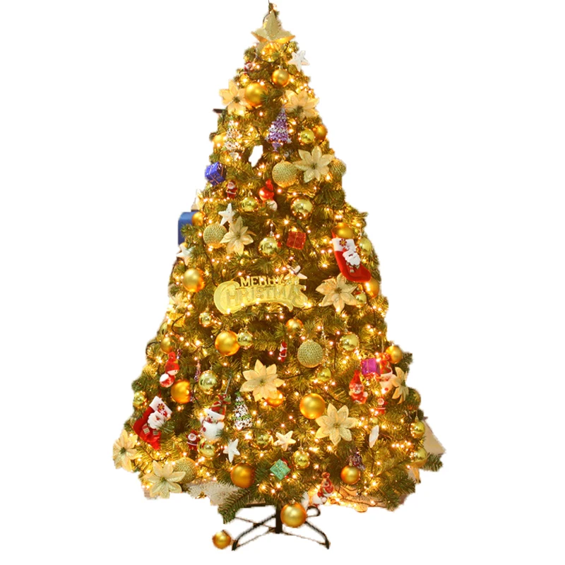 Роскошные наборы для украшения рождественской елки подвески в виде золотых