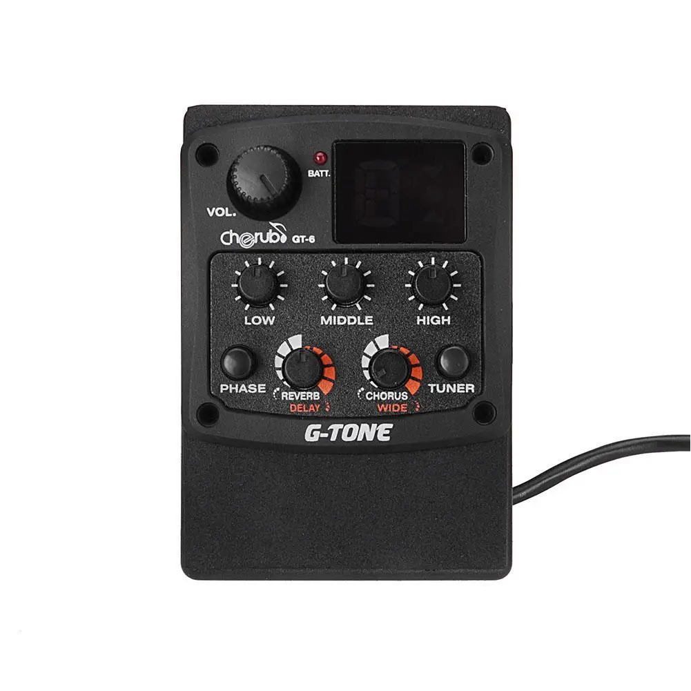 Акустическая гитара предусилитель пьезо пикап 3 полосный эквалайзер