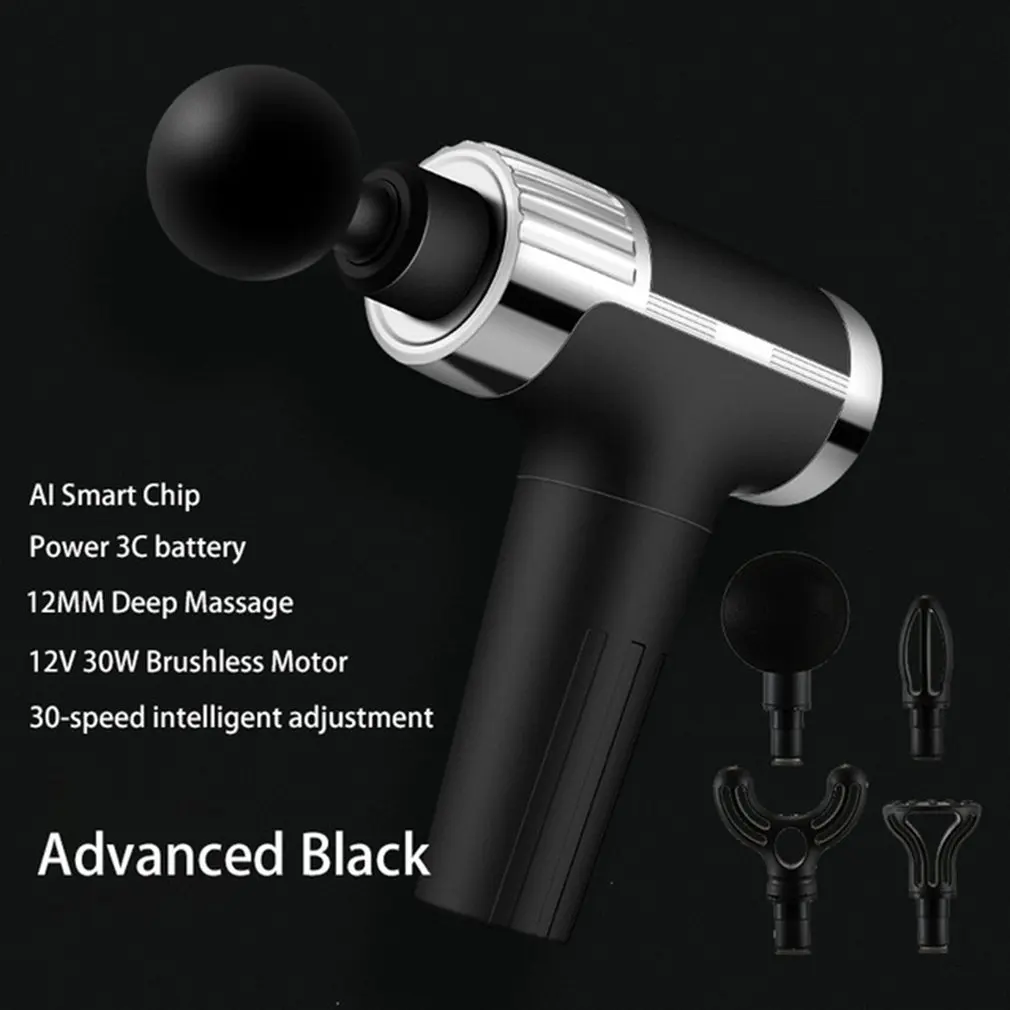 

USB Charging 30-speed Electric Fascia Massage Gun Low Noise High Frequency Massager Tool Muscle Massager Relaxation Tool