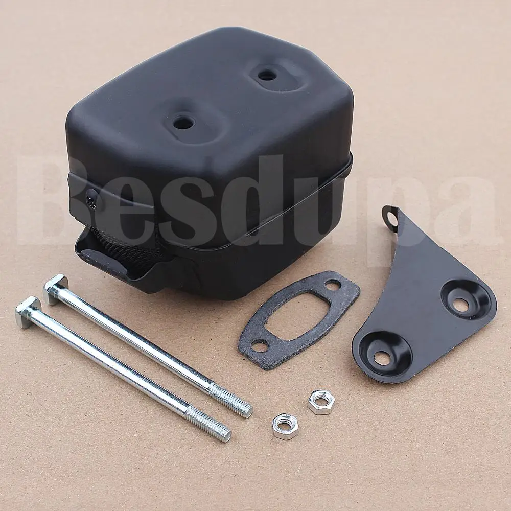 Набор крепежных болтов, гаек, прокладок и кронштейнов выхлопной системы для бензопилы Husqvarna 50 51 55 Rancher (501766605, 503218202, 537127901).