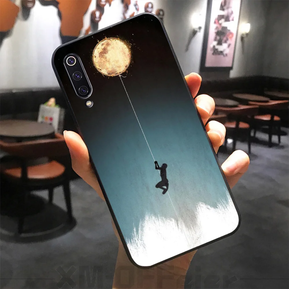 BaweiTE Moon Space Pattern клиент высококачественный чехол для телефона Xiaomi 8 9 se 5X Redmi 6pro 6A 4X 7