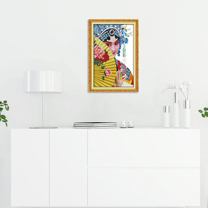 Наборы для вышивки китайской окрашенной красавицей наборы крестиком с