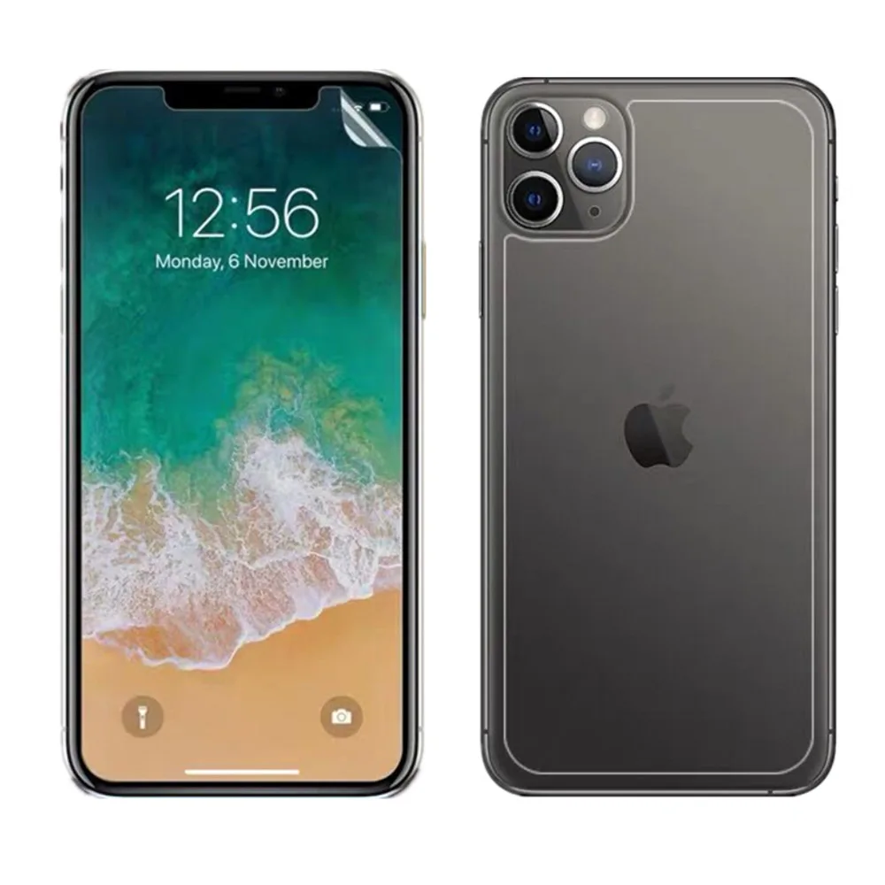 Прозрачная Передняя Защитная пленка для ЖК-экрана iphone11 HD задняя крышка защитная