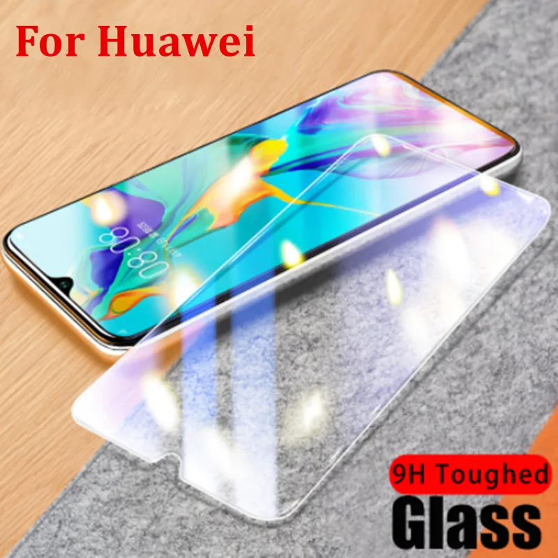 Закаленное стекло для телефона Защитное Huawei P20 P30 Lite Pro передняя стеклянная пленка