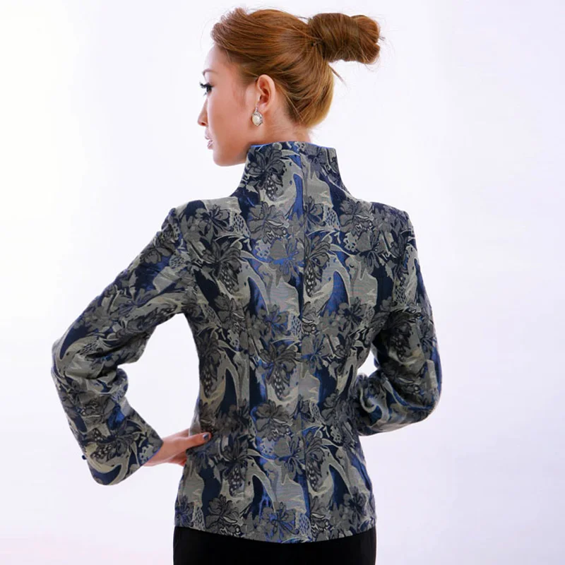 Женское осенне зимнее пальто размера плюс 4XL китайский стиль повседневные куртки