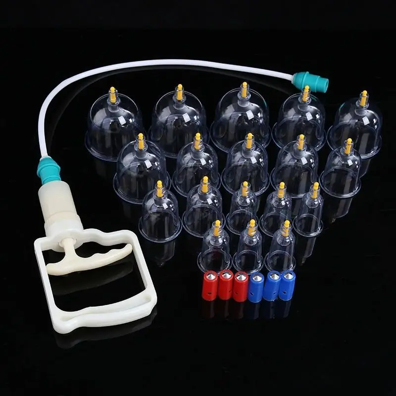 Утолщенные вакуумные чашки для массажа 18 шт.|Лечение с помощью медицинских банок|