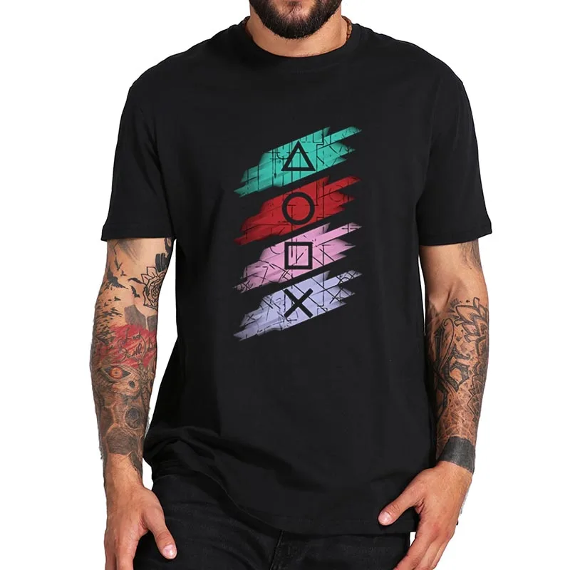 

APEX Gamepad Configuration T Shirt Tactical Competitive Game Lovers T-Shirt Comfortable Crew Neck Tee 100% Cotton