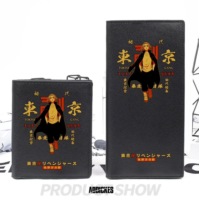 

Складной кошелек Manjiro Sano из искусственной кожи с рисунком из аниме Токио, Мстители, Длинный кошелек унисекс, подарок для косплея