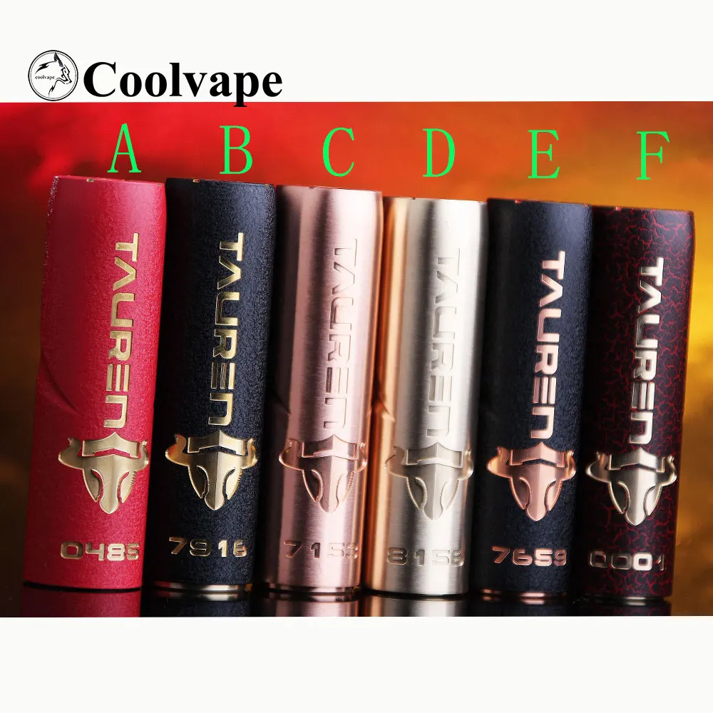 

Coolvape 100% оригинальный Tauren Mech Mod 18650 20700 21700 электронная сигарета с электронной сигаретой
