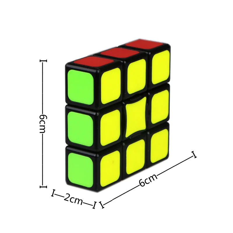 QIYI 1x3x3 neo Mini 6 см волшебный кубик рубика Профессиональный головоломка для мозга