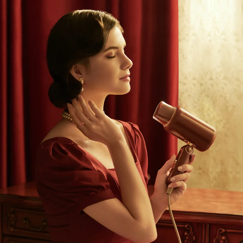 

Lowra Rouge Low-radiation Retro Limited Hair Dryer Home Dormitory Negative Ion Hair Care Blow Dryer Brush