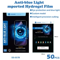 50pcs sunshine ss 057b anti blue light imported hydrogel film eye protection wear resistant and oil proofscreen front film