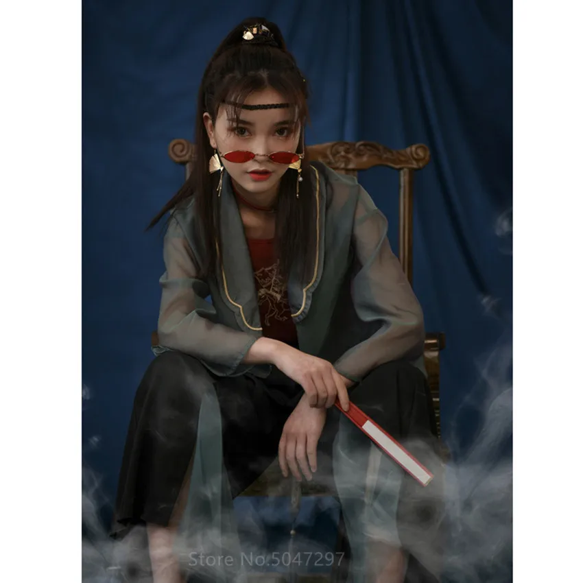 Модное винтажное женское летнее платье-кимоно в японском стиле ретро хаори